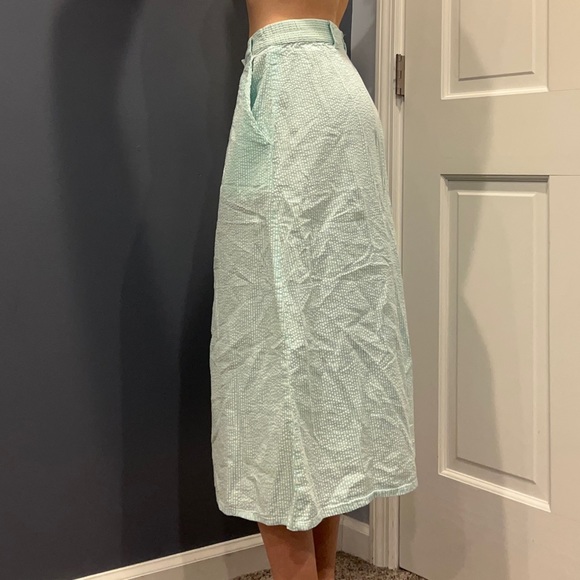 Vintage Bedford Fair Striped Button Down Midi Dress - Picture 10 of 16